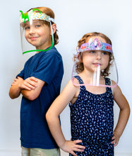 Kids Face Shield Dinosaur Design Anti-Fog Face Shields for Kids