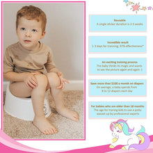 Magic Potty Stickers | Unicorn Design