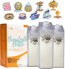 3-Pack Breast Milk Pitcher For Fridge with 10PCs Breastfeeding Stickers (Now in 2 variations)