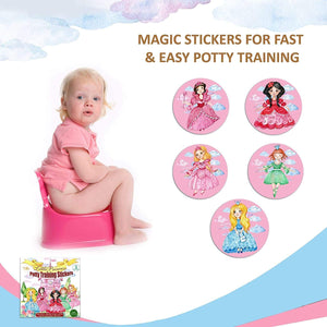 Magic Potty Stickers | Princess Toddler Design