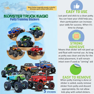 Magic Potty Sticker | Monster Truck