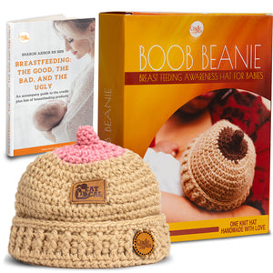 Boob Beanie- breastfeeding awareness hat for babies